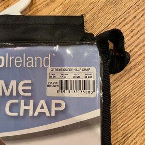 NWT Tredstep Xtreme Half Chaps Brown 14" X 17"